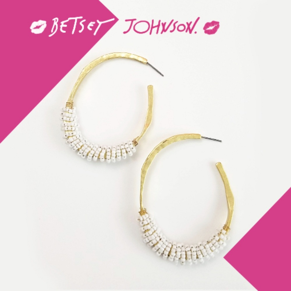 Betsey  Glitter Reef J Hoops